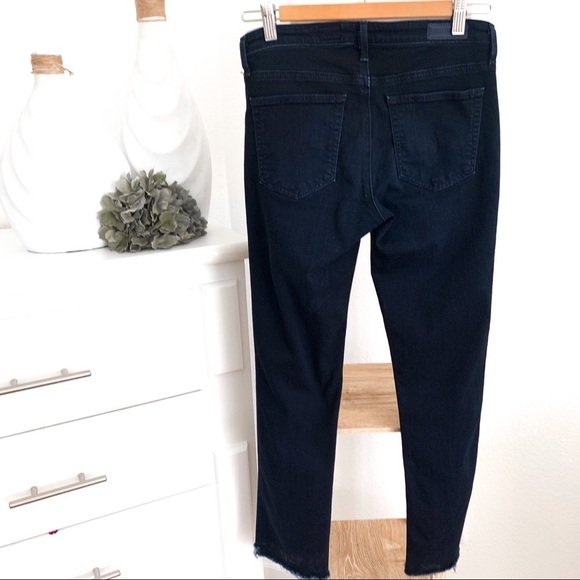 AG Adriano Goldsmith the Harper jeans Essential Straight Dark Blue Wash Sz 26R - Picture 3 of 12